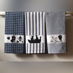 Decorative Little Mermaid Kitchen Towel set of 3